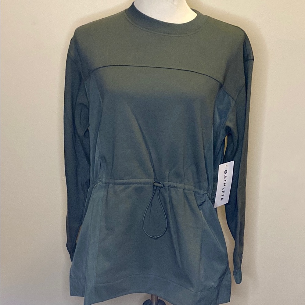 Athleta Green Sweatshirt